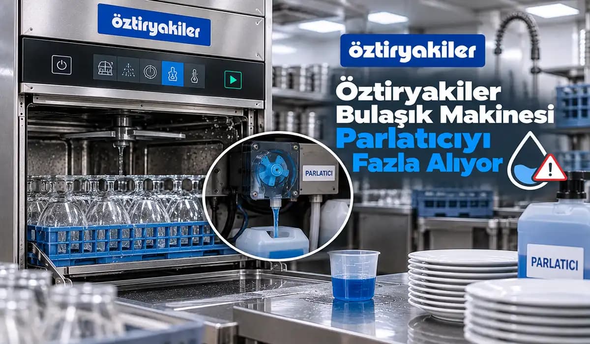 Öztiryakiler Bulaşık Makinesi Parlatıcıyı Fazla Alıyor