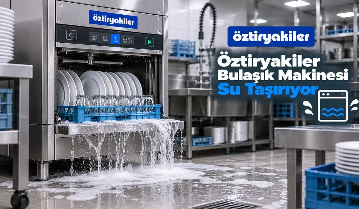 Öztiryakiler Bulaşık Makinesi Su Taşırıyor
