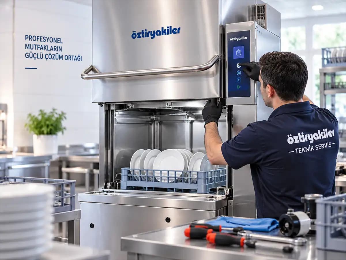 Öztiryakiler Giyotin Tip Bulaşık Makinesi Servisi