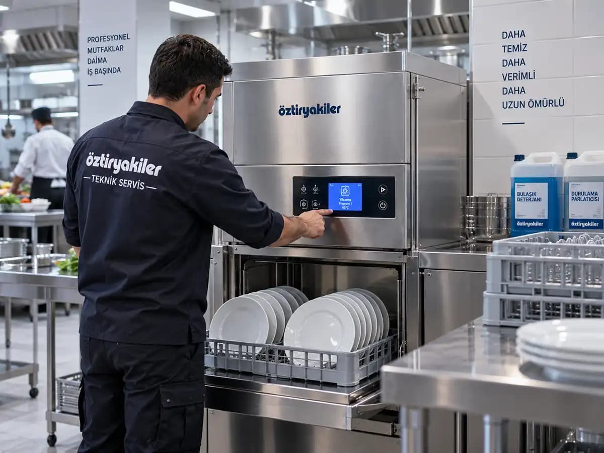 Öztiryakiler Bulaşık Makinesi Servis Sonrası Kontrol